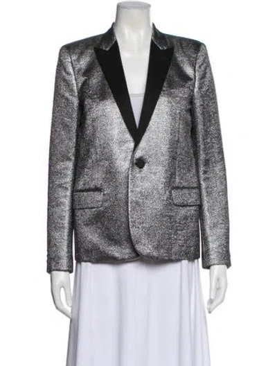 Pre-owned Saint Laurent Printed Blazer