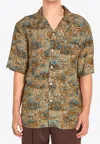 Saint Laurent Multicolor Viscose Pattern Shirt In Multi