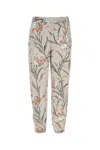 Saint Laurent Floral Print Satin Pant