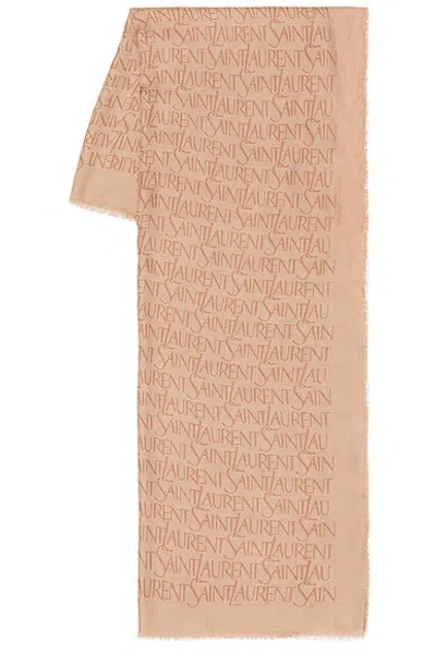 Saint Laurent Printed Scarf