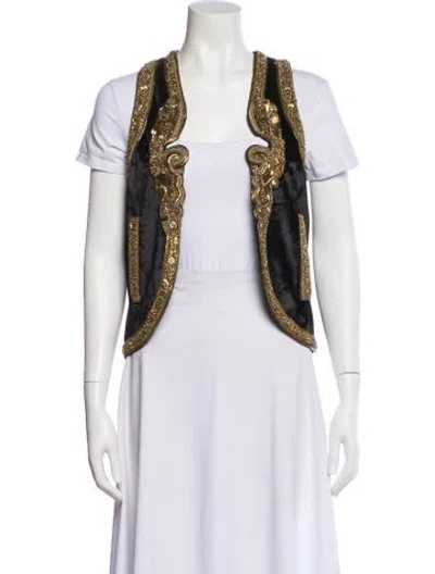 Pre-owned Saint Laurent Printed Vest In Multi