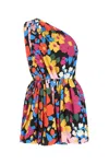 Saint Laurent Printed Viscose Mini Dress