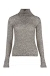 Saint Laurent Women's Printed Wool Top