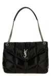Saint Laurent ‘puffer Loulou' Midi Shoulder Bag In Black