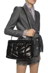 Saint Laurent ‘ Puffer' Shoulder Bag In Black
