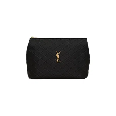 Pre-owned Saint Laurent Puffer Small Chain Bag 'black'