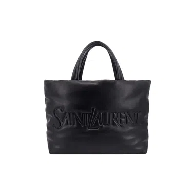 Pre-owned Saint Laurent Puffer Tote Bag 'black' | Men's Size Onesize