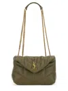 Saint Laurent "puffer" Toy Bag In Green