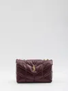 Saint Laurent Loulou Puffer Toy Shoulder Bag In Red