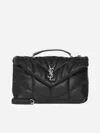Saint Laurent Quilted Puffer Toy Bag In Black
