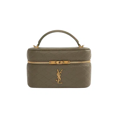 Pre-owned Saint Laurent Puffer Toy Quilted Shoulder Bag 'strong Moss' | Green | Women's Size Onesize
