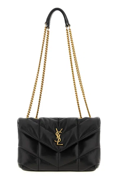 Saint Laurent 'puffer Toy' Shoulder Bag In Black
