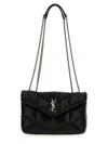 Saint Laurent Puffer Toy Shoulder Bag In Black