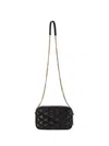 Saint Laurent Quilted Leather Camera Bag Small Leather Goods Black In Black
