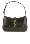 Saint Laurent Python Le A 5 7 Shoulder Bag In Treetop & Dark Treetop
