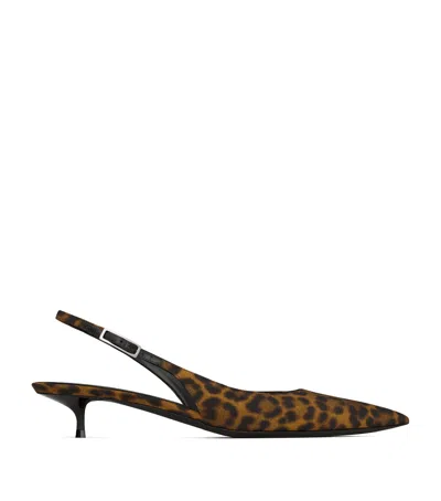 SAINT LAURENT QUARIDA SLINGBACK PUMPS 30