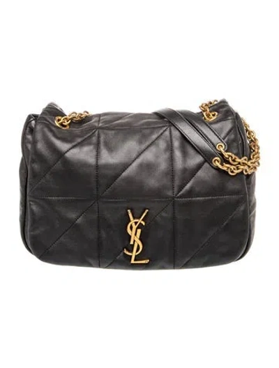 Pre-owned Saint Laurent Quilted Jamie Medium 2024 In Black