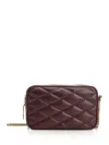 Saint Laurent Quilted Leather Camera Bag Small Leather Goods Bordeaux