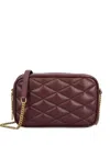 Saint Laurent Quilted Leather Shoulder Bag In Red