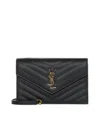 Saint Laurent Quilted Leather Wallet Bag