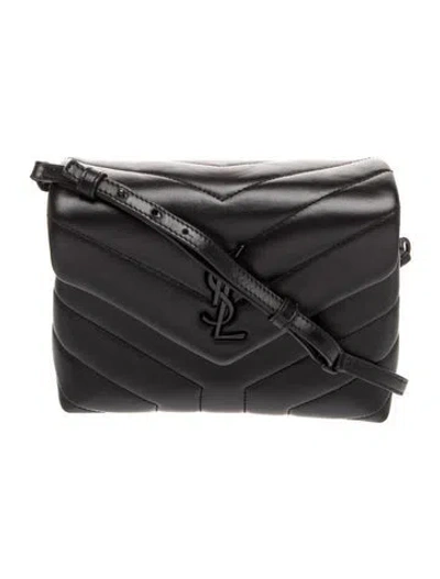 Pre-owned Saint Laurent Quilted Loulou Toy In Black