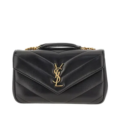 SAINT LAURENT QUILTED NAPPA LEATHER SMALL 'LOULOU' BAG