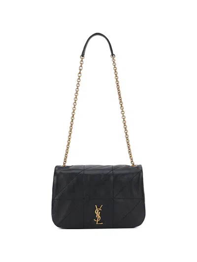 Saint Laurent Women Mini Jamie 4.3 Chain Bag In Lamb Leather In Black