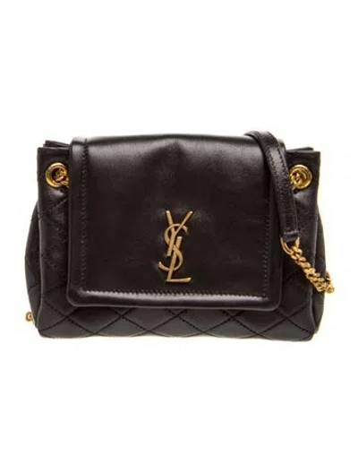 Pre-owned Saint Laurent Quilted Sunset 2025 In Black
