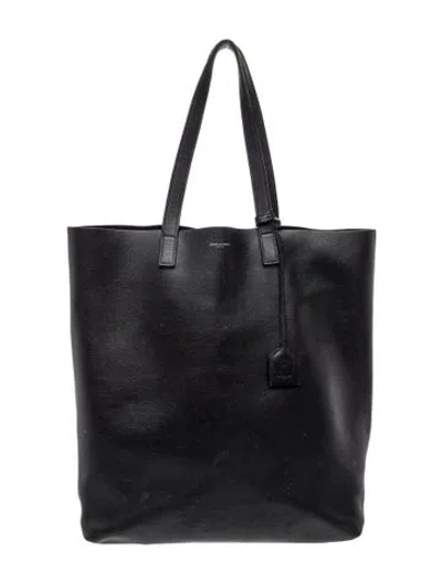 Pre-owned Saint Laurent Quilted Tote In Black