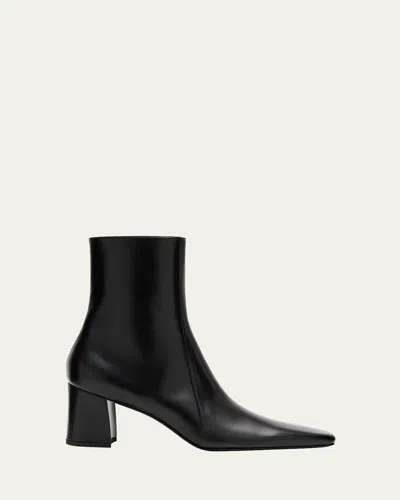 SAINT LAURENT RAINER LEATHER ANKLE BOOTS
