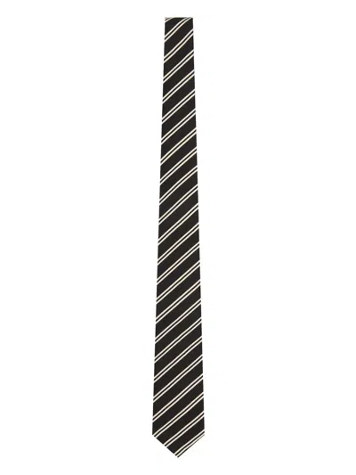Saint Laurent Rayures Doub Tie In Multi