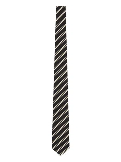 SAINT LAURENT SAINT LAURENT "RAYURES DOUB" TIE