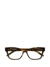 Saint Laurent Rectangle Frame Glasses In 002 Havana Havana Transpa