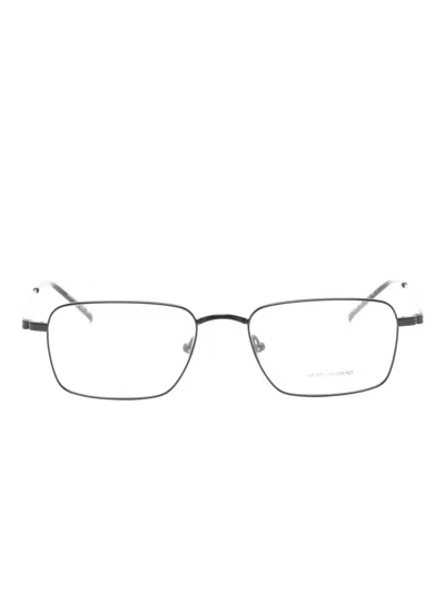 Saint Laurent Rectangle-frame Glasses In Black