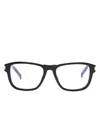 Saint Laurent Rectangle-frame Glasses In Black