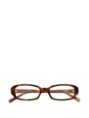 Saint Laurent Rectangle-frame Glasses In Brown