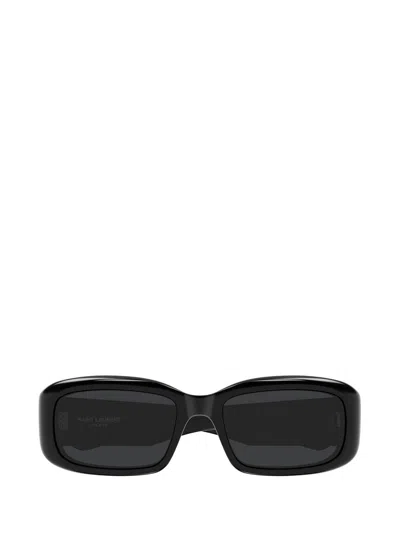 SAINT LAURENT RECTANGLE-FRAME SUNGLASSES