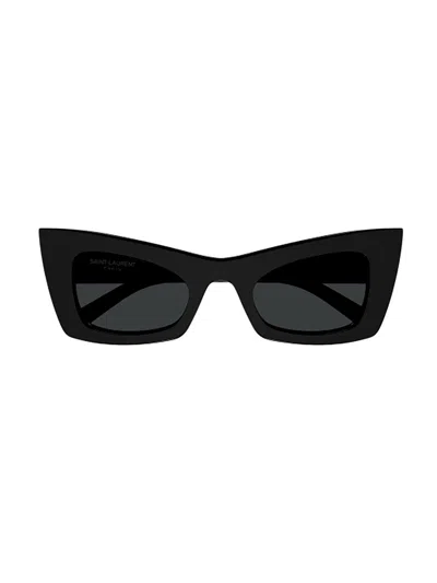 SAINT LAURENT RECTANGLE-FRAME SUNGLASSES