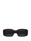 Saint Laurent Rectangle-frame Sunglasses In 002