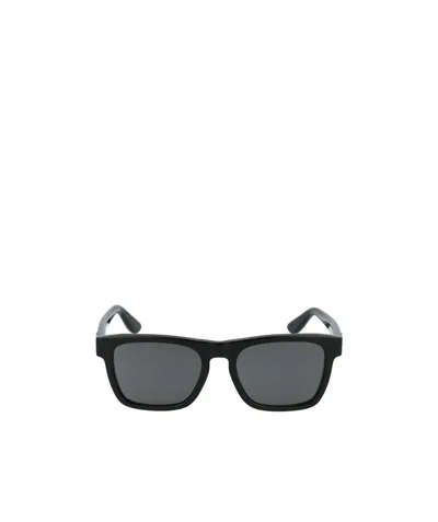 Saint Laurent Rectangle Frame Sunglasses In Black