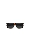 Saint Laurent Eyewear Square Frame Sunglasses In Brown