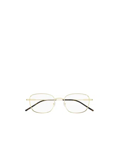 Saint Laurent Rectangle Glasses In White