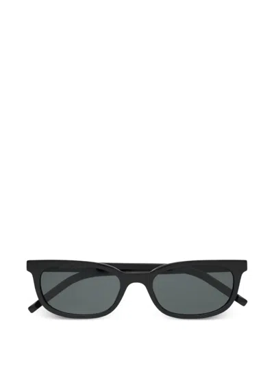 Saint Laurent Rectangle Sunglasses In Black