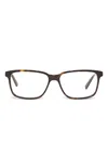 Saint Laurent Rectangle-frame Acetate Frames In Black