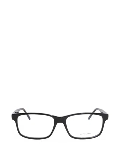 Saint Laurent Rectangle-frame Glasses In Black