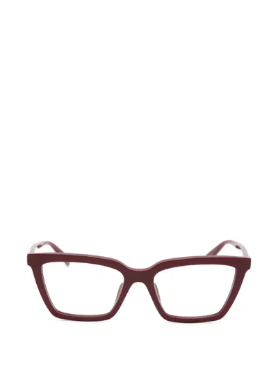 Saint Laurent Rectangle-frame Glasses In Brown