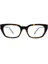 Saint Laurent Rectangle-frame Glasses In Black