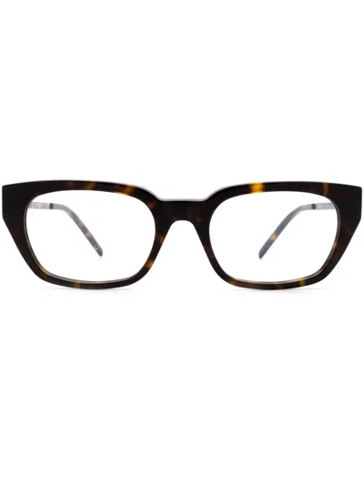Saint Laurent Rectangle-frame Glasses In Black