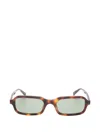Saint Laurent Rectangle-frame Sunglasses In Multi