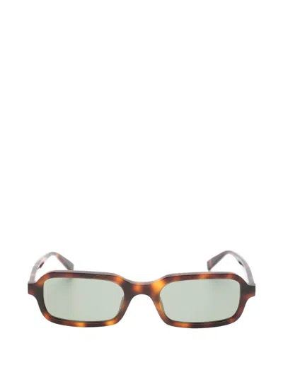 Saint Laurent Rectangle-frame Sunglasses In Multi